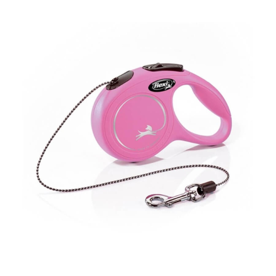 FLEXI CLASSIC ВЪЖЕ XS - автоматичен повод за куче, розов, 3 м/8 кг -  - Zoolink