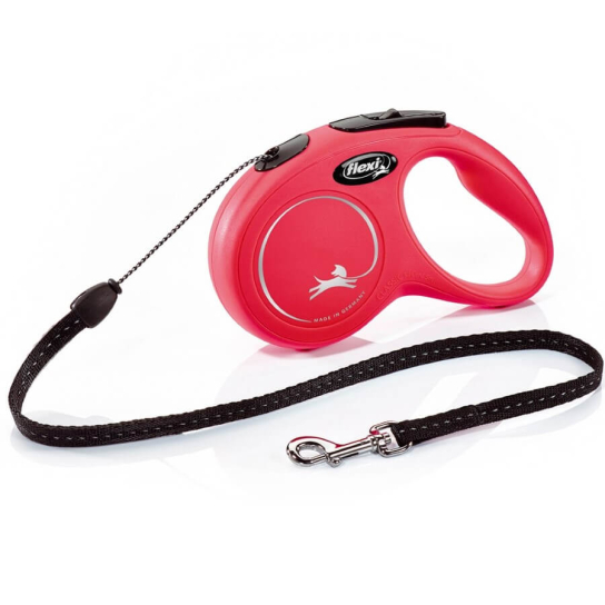 FLEXI CLASSIC ВЪЖЕ S - автоматичен повод за куче, червен, 5 м/12 кг -  - Zoolink
