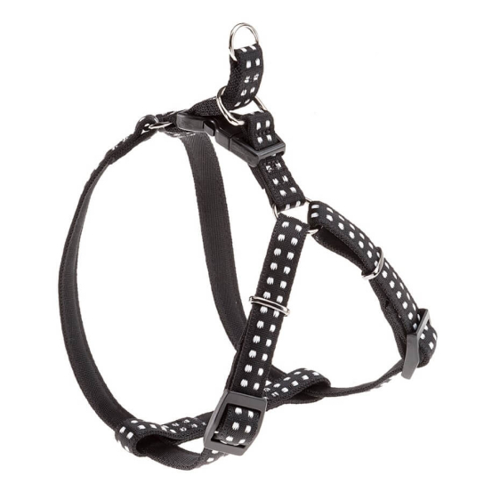 FERPLAST CRICKET P - нагръдник за куче с мека подложка - M, черен - гърди: 45.5-63см -  - Zoolink