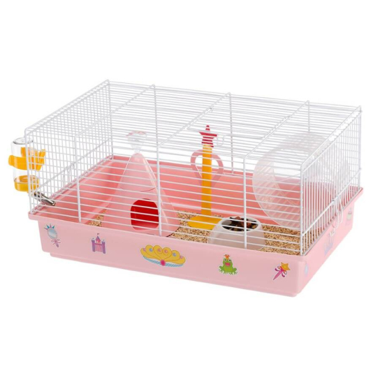 FERPLAST CRICETI 9 PRINCESS - клетка за хамстери, оборудвана 46x29.5x23 см -  - Zoolink