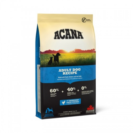 ACANA ADULT DOG - за пораснали кучета от всички породи, с пиле, риба, яйца, 11.4кг -  - Zoolink