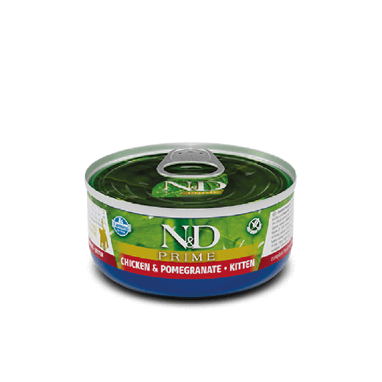N&D PRIME KITTEN CHICKEN & POMEGRANATE – за котенца до 1г., Пиле и нар, консерва 70г -  - Zoolink