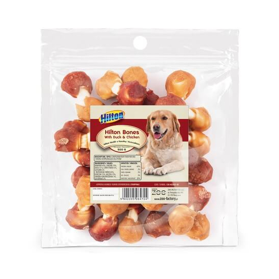 HILTON лакомство за куче - гиричка с патешко и пилешко месо, 500 г -  - Zoolink HILTON лакомство за куче - гиричка с патешко и пилешко месо, 500 г -  - Zoolink
