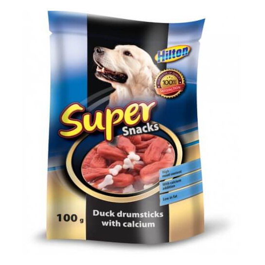 HILTON лакомство за куче - патешко бутче с калциево кокалче, 100 г -  - Zoolink HILTON лакомство за куче - патешко бутче с калциево кокалче, 100 г -  - Zoolink