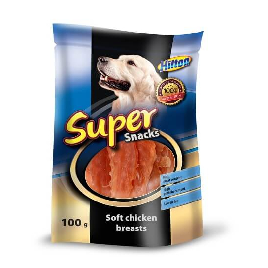HILTON лакомство за куче - пилешки филенца, 100 г -  - Zoolink