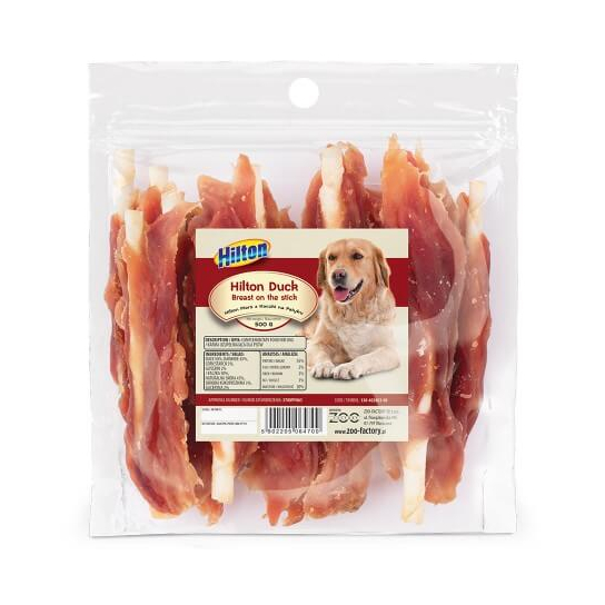 HILTON лакомство за куче - солета обвита в патешко филе, 500 г -  - Zoolink