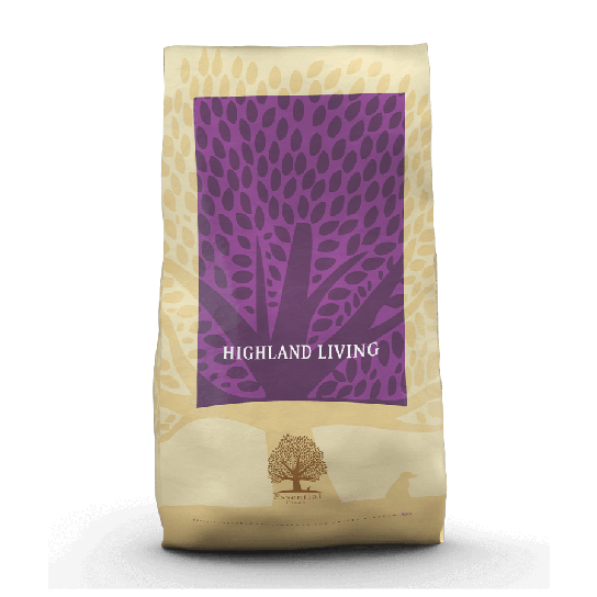 ESSENTIAL HIGHLAND LIVING - кучета над 1г., средни/едри, с Пуешко, Говеждо, Диви птици, Сьомга, 10кг -  - Zoolink