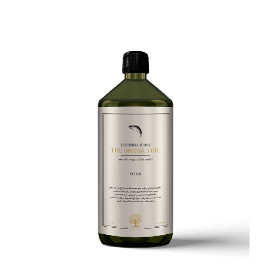 ESSENTIAL THE OMEGA 3 OIL - хранителна добавка от 100% масло от норвежка сьомга, 1л - Добавки - Zoolink