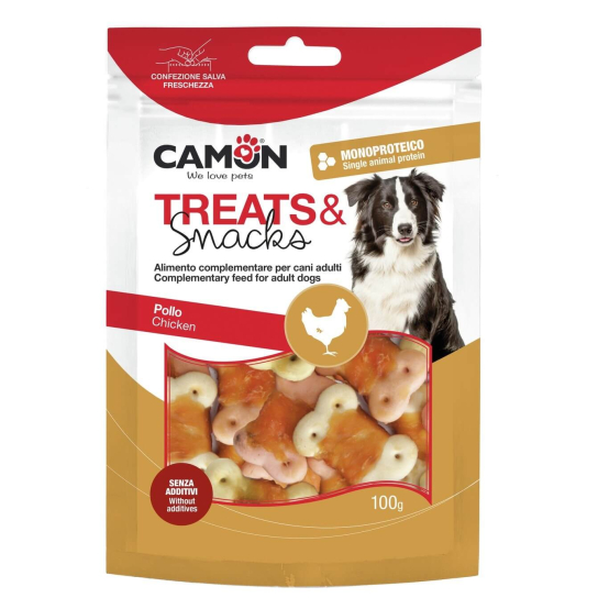 CAMON TREATS&SNACKS лакомство за куче - бисквитки с пилешко, 100г -  - Zoolink