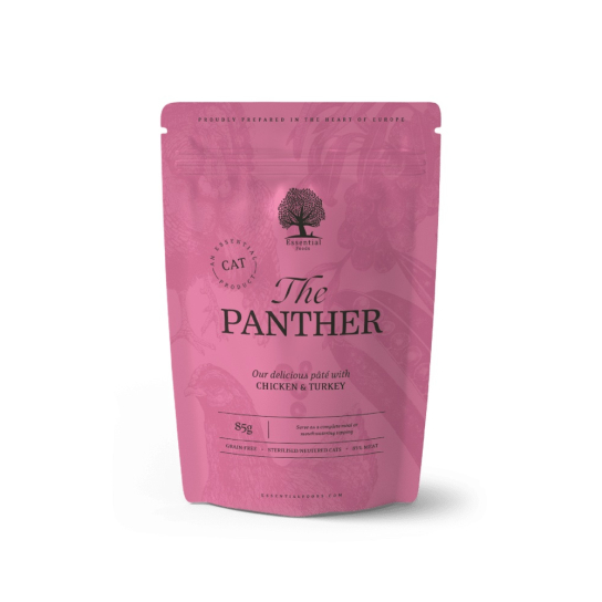 ESSENTIAL THE PANTHER - пастет за кастрирани котки над 1г. с пилешки филенца и пуешко, пауч 85г -  - Zoolink