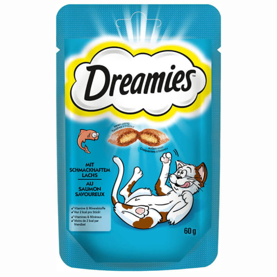 Dreamies C&T - лакомство за котки, Сьомга, 60г -  - Zoolink
