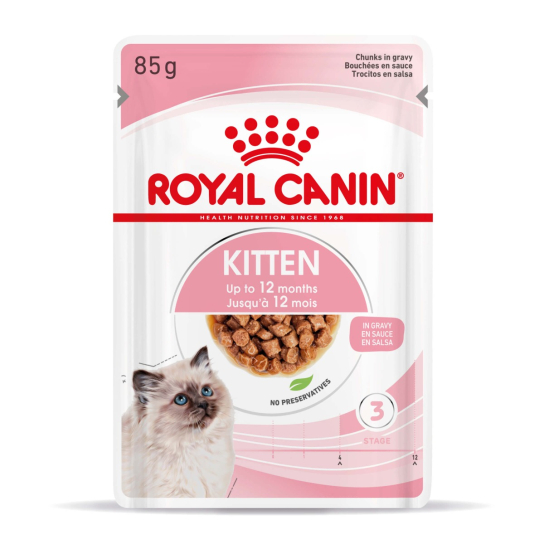 Royal Canin Kitten In gravy Pouch 12x85g -  - Zoolink