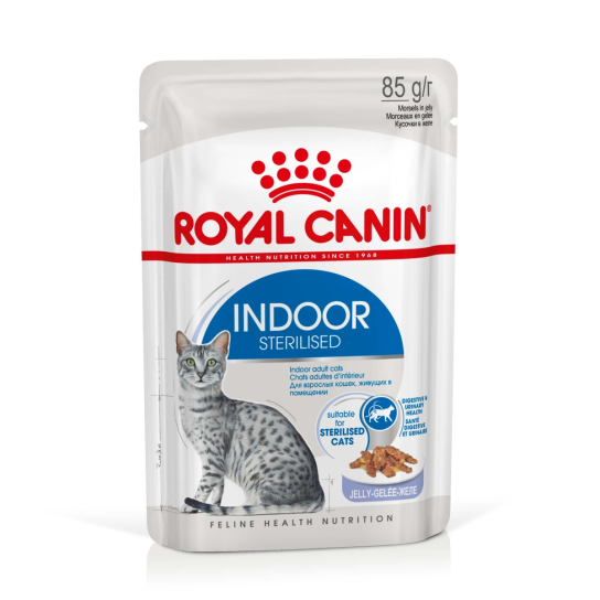 Royal Canin Indoor Sterilised Jelly 12x85g -  - Zoolink