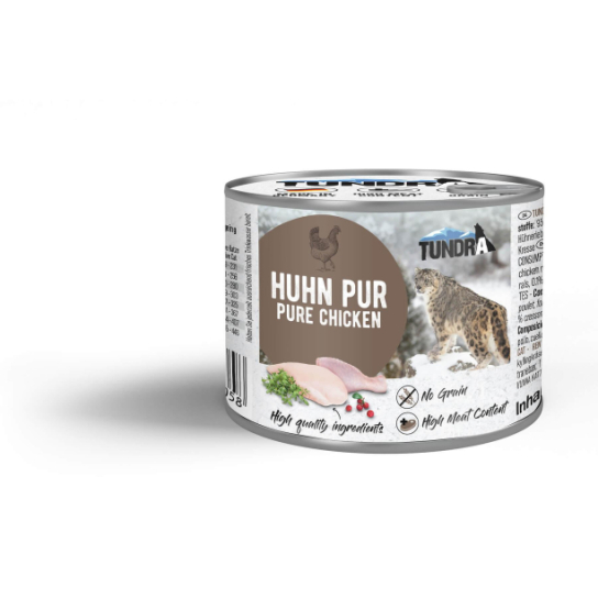 TUNDRA CAT ADULT - за котки в зряла възраст, чисто Пилешко, консерва 200г -  - Zoolink