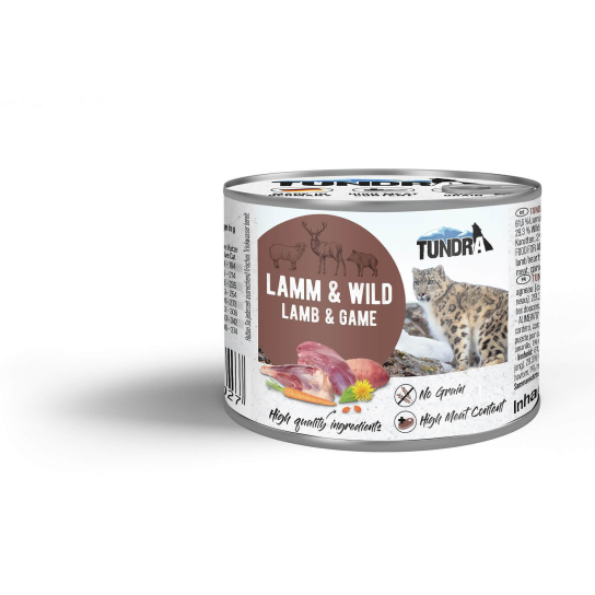 TUNDRA CAT ADULT - за котки в зряла възраст, Агне и Дивеч, консерва 200г -  - Zoolink