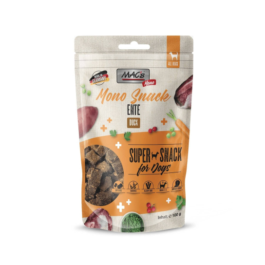 MAC'S DOG MONOPROTEIN SNACKS - меко лакомство за куче, с Патешко месо, 100 г -  - Zoolink