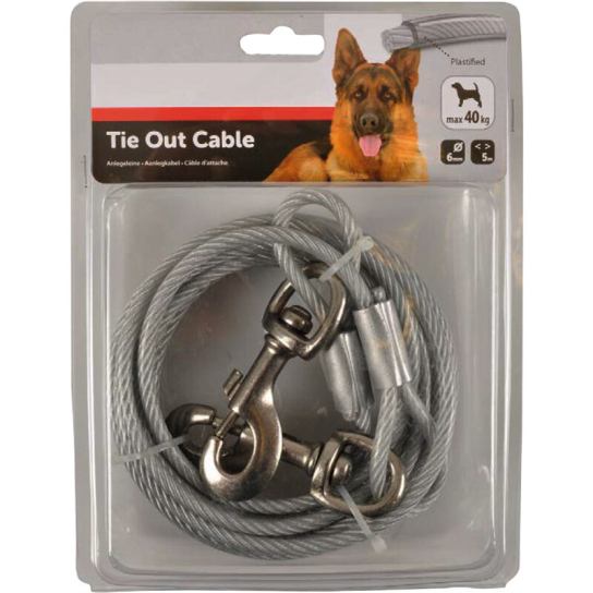 Flamingo стоманено въже 5м. -  - Zoolink