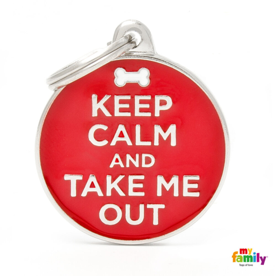 My Family медальон keep calm and take me out -  - Zoolink