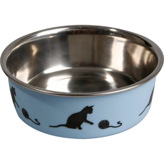 Flamingo купа за котки bella синя 10 см. / 160 мл. -  - Zoolink