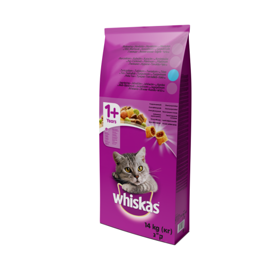 Whiskas Суха Храна с Риба Тон 14Kg -  - Zoolink