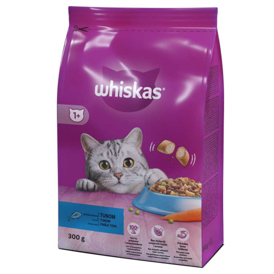 Whiskas Суха Храна с Риба Тон 300гр. -  - Zoolink