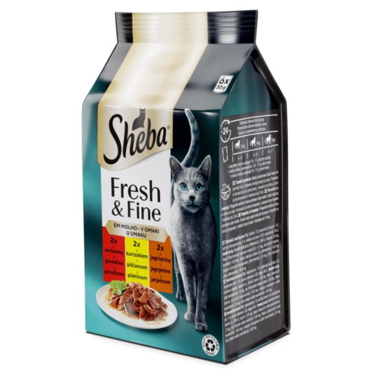 Sheba Пауч Мини с Месо в сос грейви, 6x50г -  - Zoolink