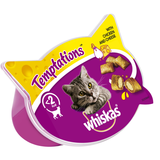 Whiskas Изкушение Пиле и Сирене 60гр. -  - Zoolink