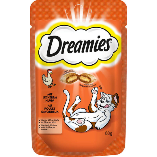 Dreamies C&T - лакомство за котки, Пиле, 60г -  - Zoolink