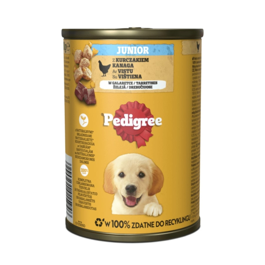 Pedigree Джуниър Пилешко 400гр. -  - Zoolink