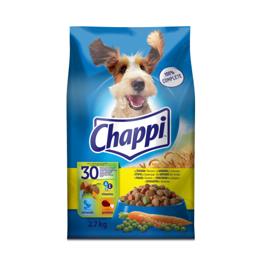 Chappi Птиче и Зеленчуци 2,7Kg -  - Zoolink