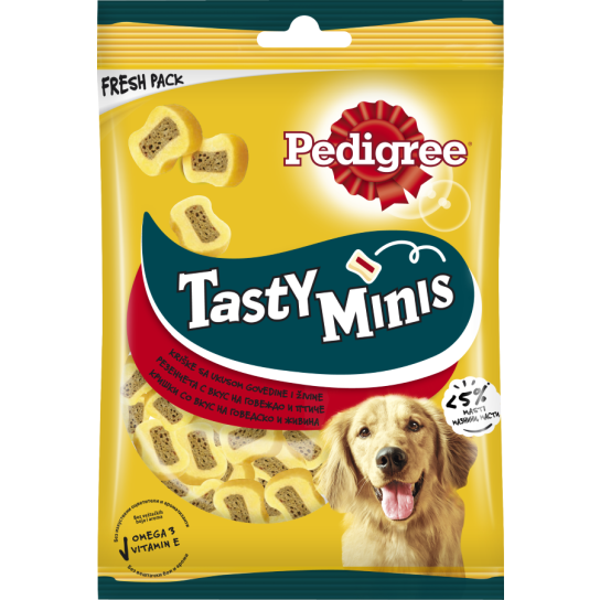 Pedigree Tastyminis Дъвчащи Парченца 155гр. -  - Zoolink