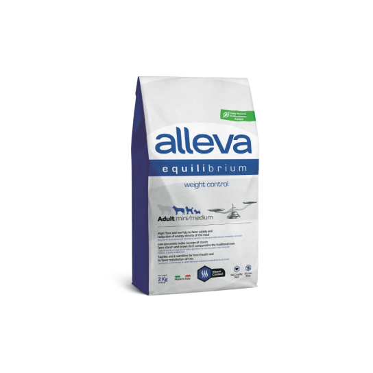 Храна за кучета alleva equilibrium weight control adult mini/medium 2 кг. -  - Zoolink