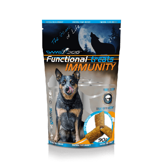 GAME DOG FUNCTIONAL TREATS IMMUNITY - лакомствo за кучета, стимулирщо имунната им система, 90г - Добавки - Zoolink
