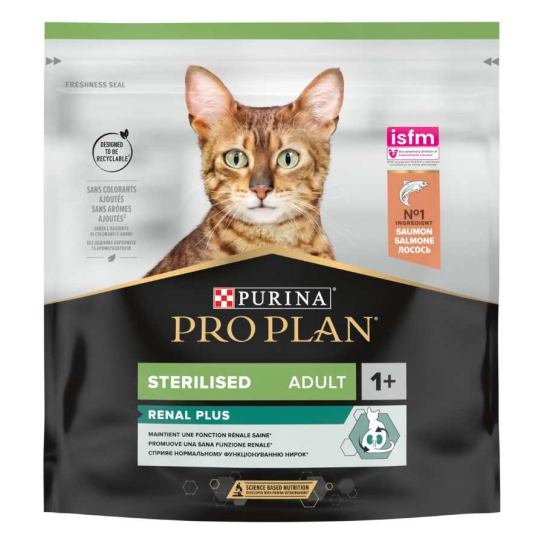 Purina Pro Plan STERILISED за кастрирани котки в зряла възраст, Сьомга, 400g -  - Zoolink