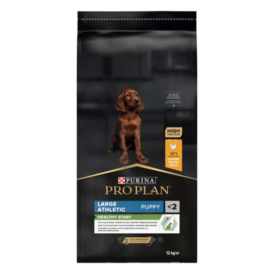 Purina Pro Plan Dog Large Puppy Athletic за малки кученца от едри атлетични породи, Пиле, 12kg -  - Zoolink