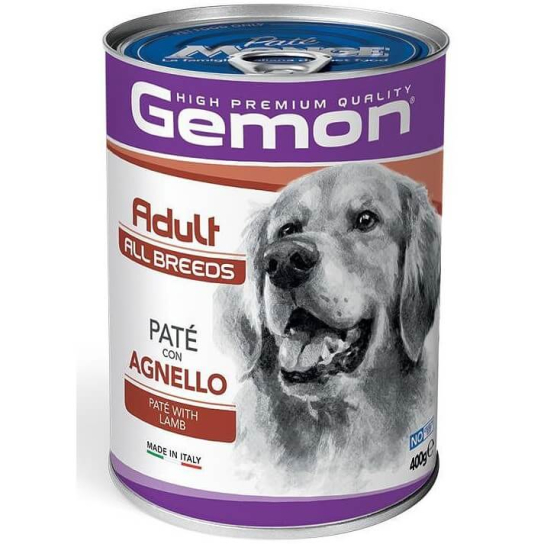 GEMON Adult lamb – за кучета в зряла възраст с агнешко, консерва 400г -  - Zoolink