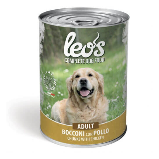 LEO’S Adult chicken – за кучета в зряла възраст с пилешко, консерва 1.23кг. -  - Zoolink