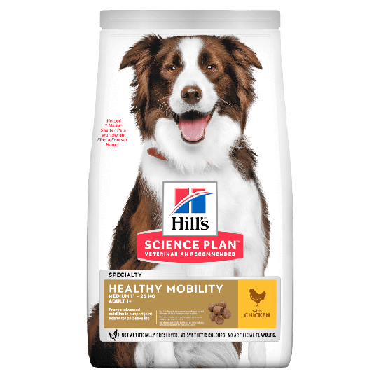 Hill's SP Canine Healthy Mobility Medium – за стави и подвижност при кучета от 10-25кг над 1г,. 14кг -  - Zoolink