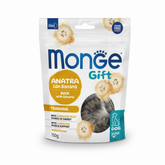 Monge Super M Training - патешко с банан /за тренировки/, 150g -  - Zoolink
