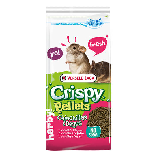 Versele Laga Crispy Pellets - Chinchillas & Degus - гранулирана храна за чинчила и дегу 1 kg -  - Zoolink