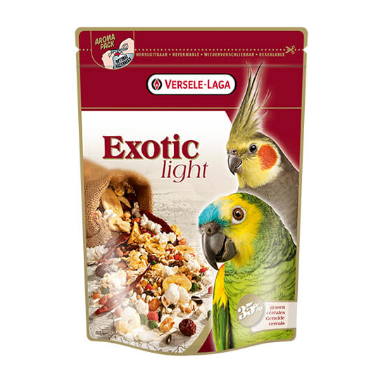 Versele Laga Exotic Light - за големи папагали с пуканки и зърна 750g -  - Zoolink