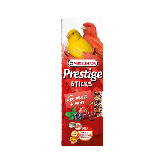 Versele Laga Sticks Canaries Red Fruit&Mint - 2бр. стик за канарче, Червени плодове и Мента, 60г -  - Zoolink