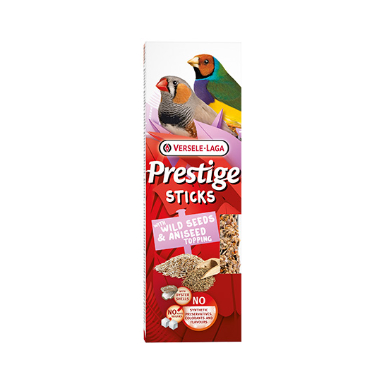 Versele Laga Sticks Finches Wild Seeds&Aniseed - 2бр. стик за финки, Диви семена и Анасон, 60г -  - Zoolink