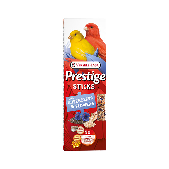Versele Laga Sticks Canaries Superseeds&Flowers - 2бр. стик за канарче, Супер семена и Цветя, 60г -  - Zoolink