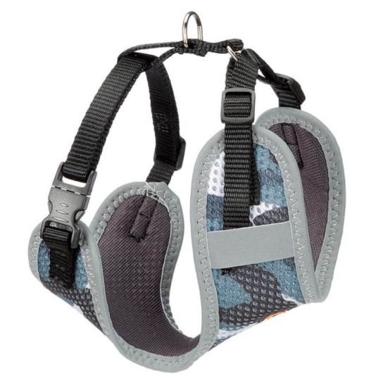 FERPLAST NIKITA FASHION - спортен нагръдник за кучета - M, сив - врат:30-43см, гърди:38-55см -  - Zoolink