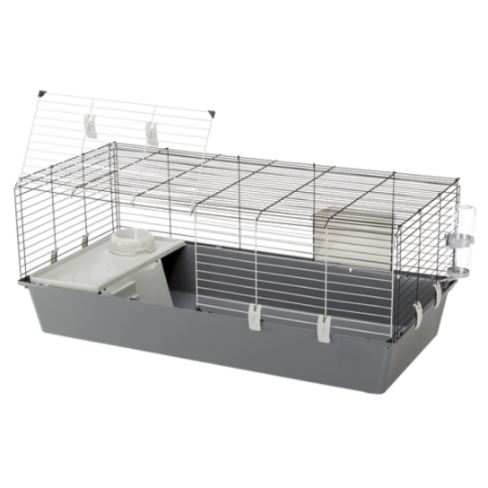 FERPLAST RABBIT 120 - просторна клетка за зайци и морски свинчета, оборудвана 118х58.5х49.5 см -  - Zoolink