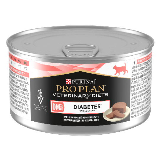 Purina Pro Plan Veterinary Diets DM - за котки с диабет, пастет 195г -  - Zoolink