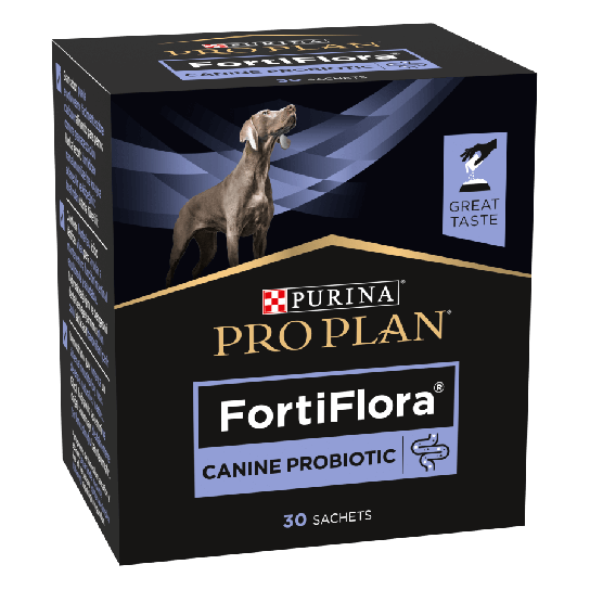 PURINA PRO PLAN FORTIFLORA - за кучета, хранителна добавка за чревно здраве, саше 30бр. x 1г - Добавки - Zoolink