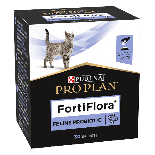 PURINA PRO PLAN FORTIFLORA - за котки, хранителна добавка за чревно здраве, саше 30бр. x 1г -  - Zoolink