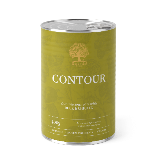ESSENTIAL CONTOUR PATE - пастет за пораснали кучета с наднормено тегло, с Патешко и Пилешко, 400г - - Zoolink ESSENTIAL CONTOUR PATE - пастет за пораснали кучета с наднормено тегло, с Патешко и Пилешко, 400г - - Zoolink